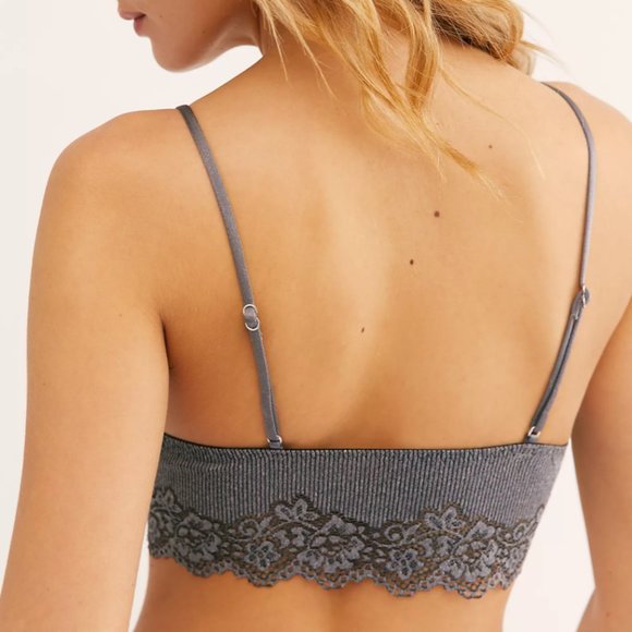 Free People Caroline Bralette Black NEW SEALED PKG - Picture 3 of 7